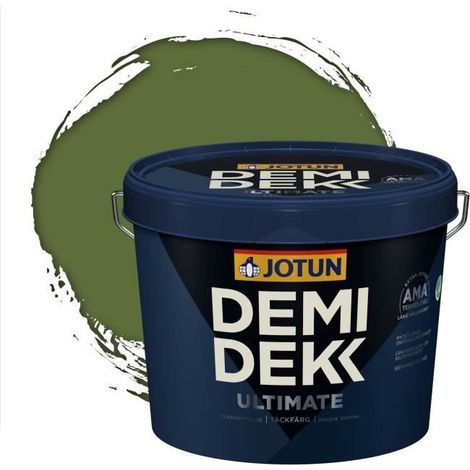 Peinture Bois - DEMI DEKK ULTIMATE - Lasure Opaque Satinée - RAL 6025 - 3L (1/2)
