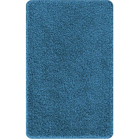 vidaXL Tappetino da bagno antiscivolo Blu 50 x 80 cm PP (1/5)