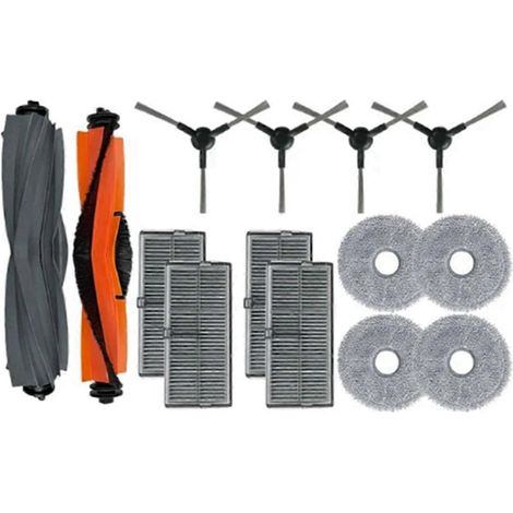 Pièces détachées pour aspirateur robot : brosse principale et lingettes de nettoyage (1/5)