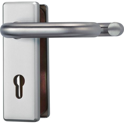 ABUS 249181 - Bandella protettiva "KLZS714 F1 FS EK", con maniglia su entrambi i lati e protezione cilindro per porte antincendio (1/4)
