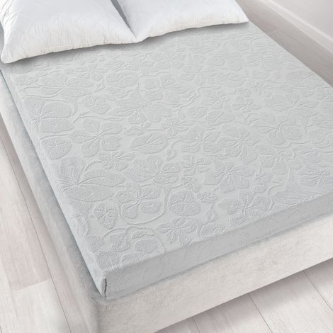 Lenzuolo con angoli in spugna Tulipan 150x205 zwoltex grigio chiaro spesso (1/2)