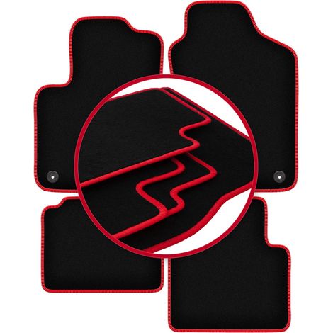 Tappetini auto CARLUX-RED per: Fiat 500 Hybrid hatchback (2020-) (1/5)
