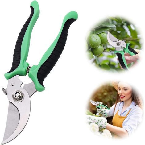 Sécateur,Ciseaux De Jardin,Sécateurs,Coupe-branches,Outillage De Jardin,Sécateur De Jardin,Pour Couper Rapidement Les Fleurs,Les Arbustes Et Les Branches (1/5)
