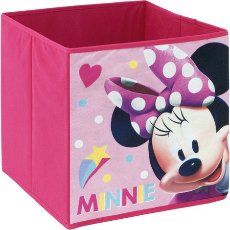 Minnie Scatola Contenitore Portagiochi Pieghevole 31x31x31cm (1/2)