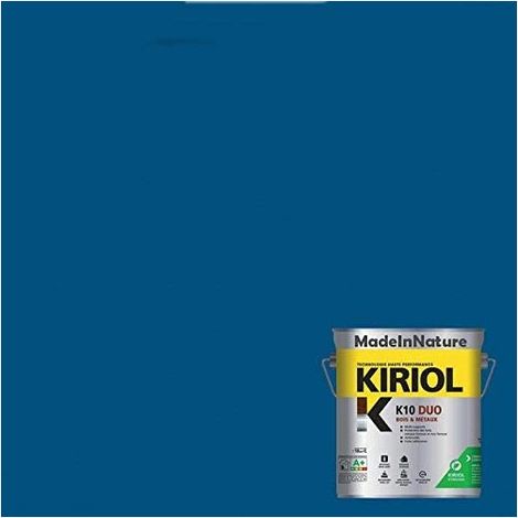 Peinture Métaux Antirouille, Sous couche et Finition, sur Fer, Acier, Galvanisé, même rouillés, très opacifiant - 2.5 litres - RAL 5010.