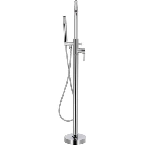 Robinet de baignoire sur pied Acier inoxydable 118,5 cm