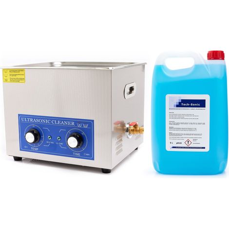 Nettoyeur/bain à ultrasons PS-60 15L + liquide Tech-Sonic 5L (1/5)