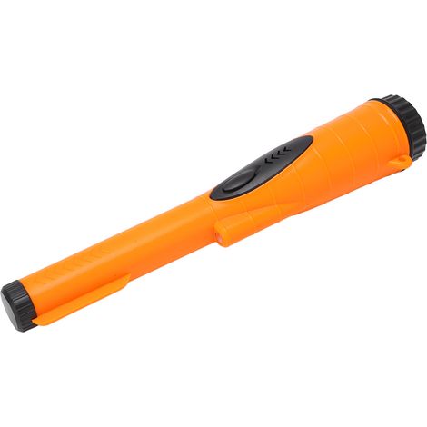 Détecteur de métaux portable orange, scan 360°, haute sensibilité, étanche, localisateur métallique manuel (1/5)