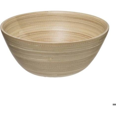 Saladier - Diamètre 17 cm - Hauteur 8 cm - Capacité 0,9 L - En Bambou - 1 Pièce (1/3)