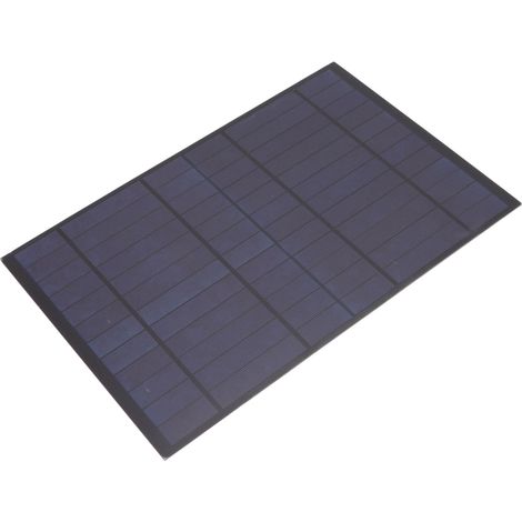 Panneau solaire 6V 10W en silicium polycristallin 1660mA, plaque de charge solaire pour le camping, la randonnée et l'alpinisme (1/5)