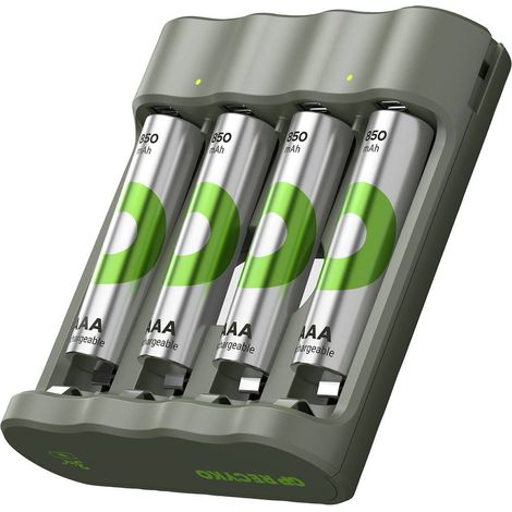 GP B441 Chargeur de piles rondes NiMH LR03 (AAA), LR6 (AA) (1/3)