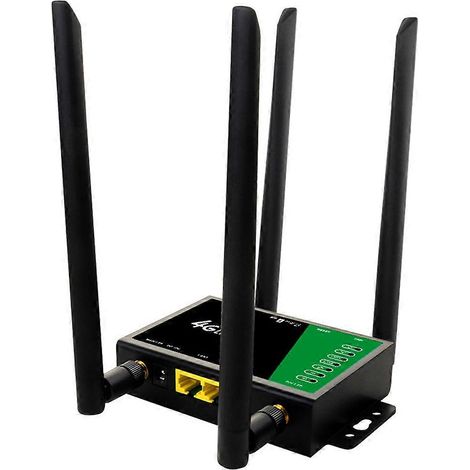 Routeur Wi-Fi industriel 4G CPE portable avec emplacement pour carte SIM, 300 Mbps, antenne externe, 32 utilisateurs, prise UE (1/5)