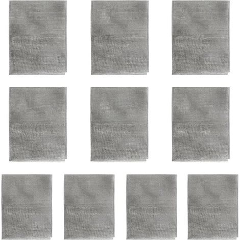 10pcs Plastic Welding Mesh Reinforcing Stainless Steel Wire Mesh Screen for Thermoplastic Repairs Plastic Welding Kit (1/5)