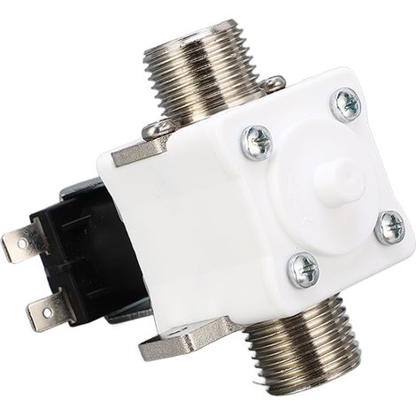 Électrovanne d'admission laiton 12V DC pour chauffe-eau, filetage G1/2, bobine PC, étanchéité renforcée (1/5)