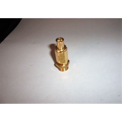 VALVOLA DI SICUREZZA 1/4 TARATA 11 BAR COMPRESSORE ARIA COMPRESSA