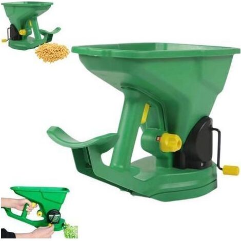Semoir à manivelle, épandeur de grains manuel, outil de semis portable, distributeur d'engrais rotatif pour petites exploitations agricoles, distributeur de semences pour semis (1/5)