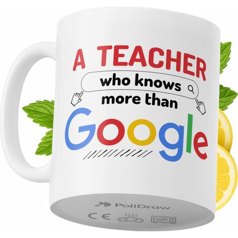 Lustiger Becher für Lehrer – Kaffee- oder Teebecher mit witzigem Textdesign – ideal für Geburtstage, Namenstage, Feiertage und besondere Anlässe. Hochwertiger Becher für Zuhause, Büro und Arbeit. Farb