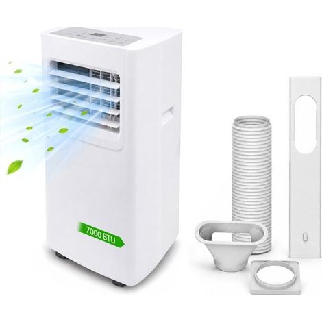 Climatiseur portable - 7000 BTU - WiFi connecté - Déshumidificateur - 19 kg (1/5)