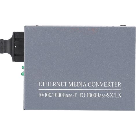 Émetteur-récepteur de média à fibre optique Ethernet Gigabit monomode 100-240 VEU (1/5)