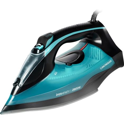 TrAdE Shop Traesio - Ferro Da Stiro A Vapore 2800w 400ml Piastra In Ceramica Sistema Anti-calcare Anti-goccia - (1/5)