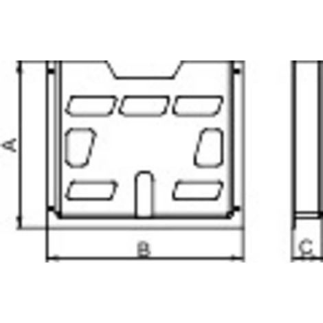 SCHNEIDER ELECTRIC PLANTASCHE PLASTIQUE A4 NSYDPA44 T40MM SCHALTPLANTASCHE -HALTER 3606485131450 MULTIFONCTION (/) (1/2)