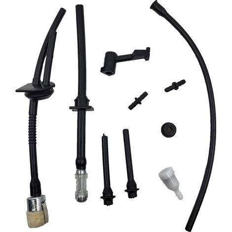 10 Kit Durites Élagueuse 25cc. Pompe Crépine Filtres. Réparation Circuit Alimentation (1/2)