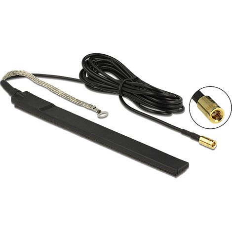 Delock antena dab+ smb macho 23 dbi activo omni negro