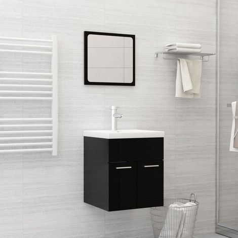 vidaXL Lavabo da Incasso con Rubinetto 42x39x18 cm in Ceramica Bianco (1/5)