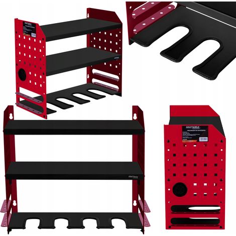 Robusto organizer portautensili a 3 livelli da appendere, dimensioni 515x225x405 mm (1/5)
