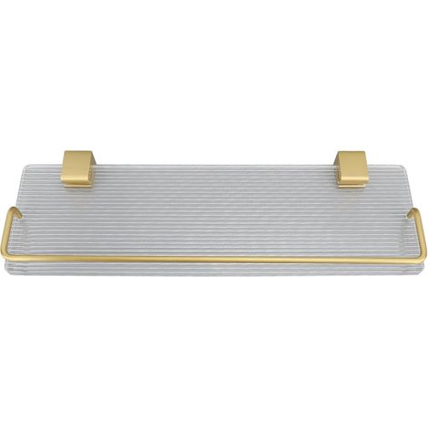 Étagère murale flottante AYNEFY pour salle de bain, en acryliqu 40 cm) (1/5)