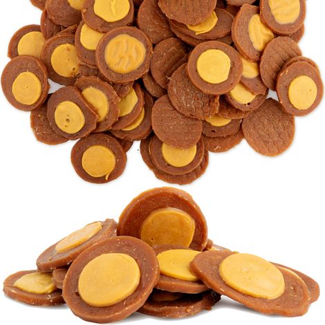 Delicatezza, snack per cani Bastoncini di coniglio al formaggio gusto Hau&Miau 500g (1/5)