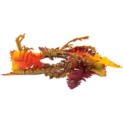 Couronne de bougies en forme de feuille artificielle pour l'automne, décoration de table (2 pièces) (1/5)