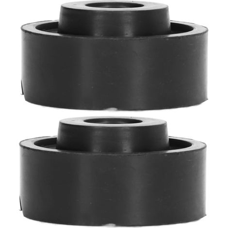 Lot de 2 patins de levage universels en caoutchouc pour cric, protection de rail de châssis, en forme de V, réutilisables, pour l'entretien automobile (1/5)