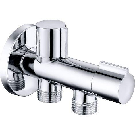 Vanne Double Angle Verhal Deux Sorties D'eau Indépendantes - Verhal