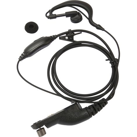 G-förmiges Headset mit PTT-Mikrofon, klarem Klang und optimaler Audioqualität für das MOTOROLA XPR6000 Funkgerät (1/5)