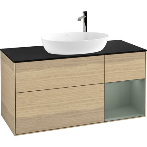 Villeroy & Boch F952GMPC Meuble sous-lavabo Finion F95 (1/2)