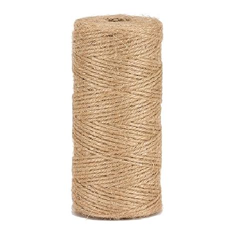 Corde de jute naturelle Ø 1,5 mm ± 200 m pour jardinage, bricolage, artisanat BJN100, couleur naturelle (1/3)