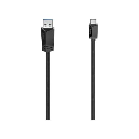 Hama 00200652 USB Kabel USB 3.2 Gen 1 (3.1 Gen 1) 1,5 m USB C USB A Schwarz (1/3)