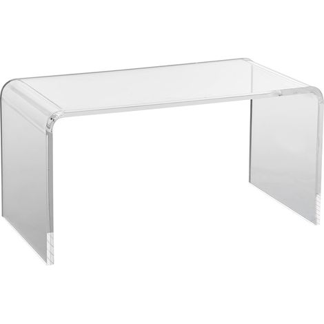 VEVOR Tavolino da Salotto in Acrilico Trasparente Tavolino da Soggiorno 813 x 401 x 414 mm, Tavolo da Ingresso Spessore 20 mm Portata max. 50 kg, Tavolino per Soggiorno Camera da Letto Balcone Caffe (1/5)