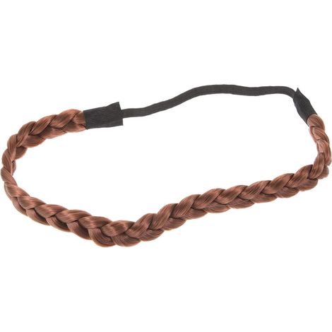 Women's Headband, Braided Hair, Adjustable Synthetic Headband (1/5)
