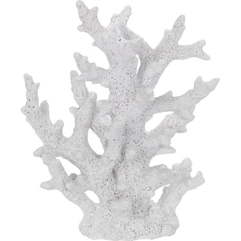 Signes GrimaltSailor Coral  Figura decorativa in resina bianca - 24x19x8 cm
