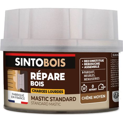 Reconstitue bois charges lourdes 500ml Chêne moyen SINTO