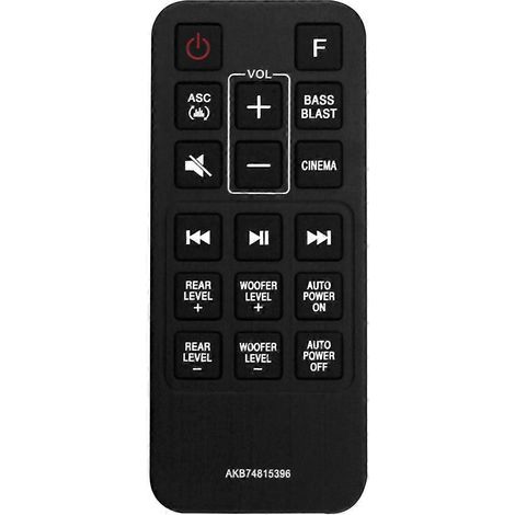 Télécommande de remplacement AKB74815396 pour barre de son LG SJ4R SJ4Y SJ4Y-S (1/5)