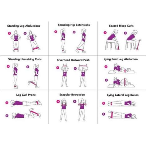 - Bandes de Résistance élastique longueur réglable pour salle de Gym, exercice, Yoga (1/4)