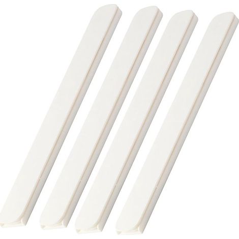 Juego de 4 cajas de almacenamiento autoadhesivas aptas para cajones, guías de cajones totalmente extensibles, armarios, como piezas de repuesto (1/4)