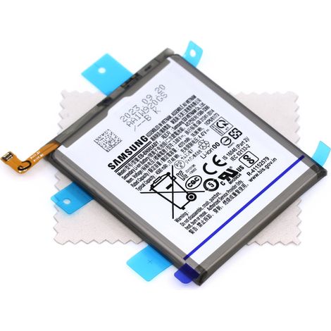 Batterie d'origine Samsung EB-BN985ABY pour Samsung Galaxy Note 20 Ultra 5G (N986B) avec chiffon de nettoyage Mungoo multicolore