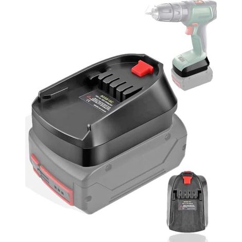 Ecleanfy - Adaptateur de batterie BOSB18C pour système de batterie Bosch Professional 18V (GBA 18V, BAT609, BAT610, BAT618, BAT619). Compatible avec les outils électroportatifs Bosch du système PBA 18 (1/5)