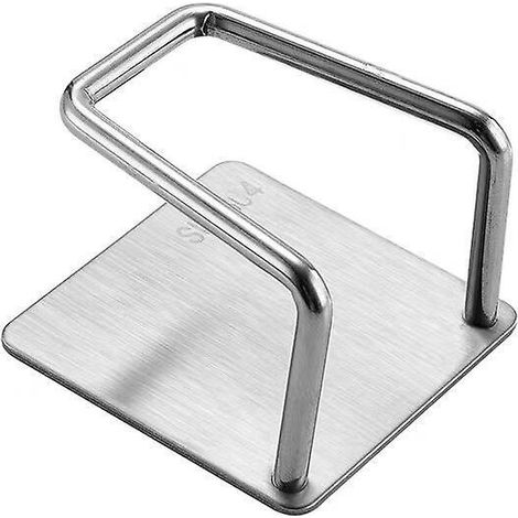 (argent)porte Ponge En Acier Inoxydable Support Eponge Support Ponge Cuisine Auto-adhsif,couvercle,support De Planche Dcouper Pour L'organisation (1/5)
