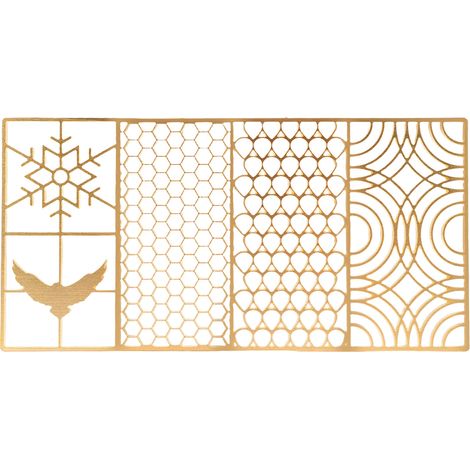 Plateau de timbres à glace Transparent, Cube en cuivre, motifs rapides pour accessoires de barman D02 200x100mm/7,87x3,94 pouces (1/5)