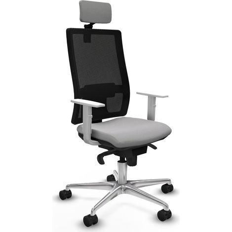 Sedia Ufficio con Poggiatesta Horna Piqueras y Crespo 4B086N2 Grigio chiaro (1/5)